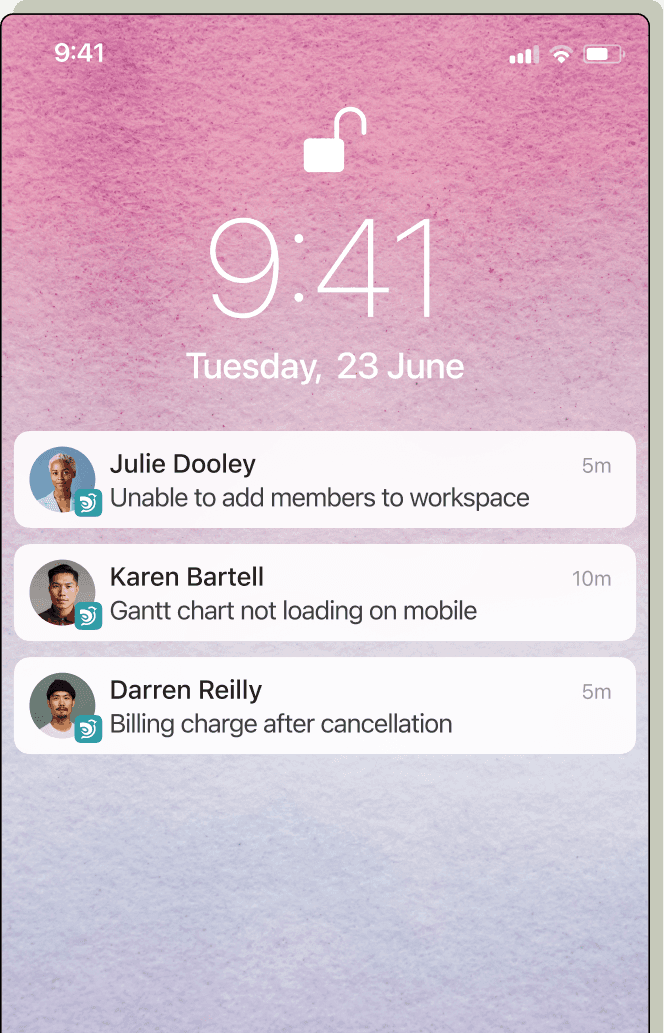 Real-time notifications