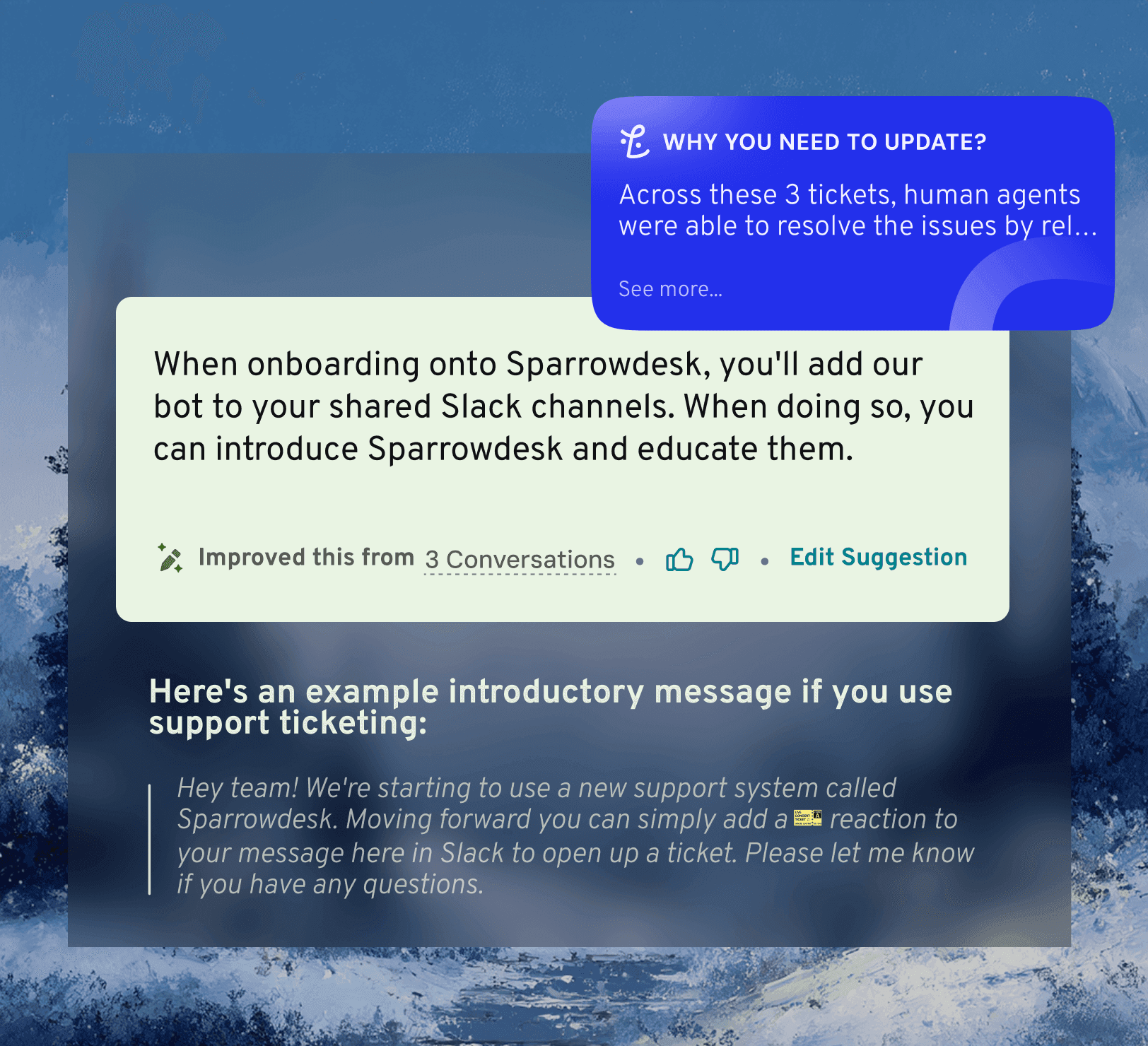 AI that keeps learning illustration