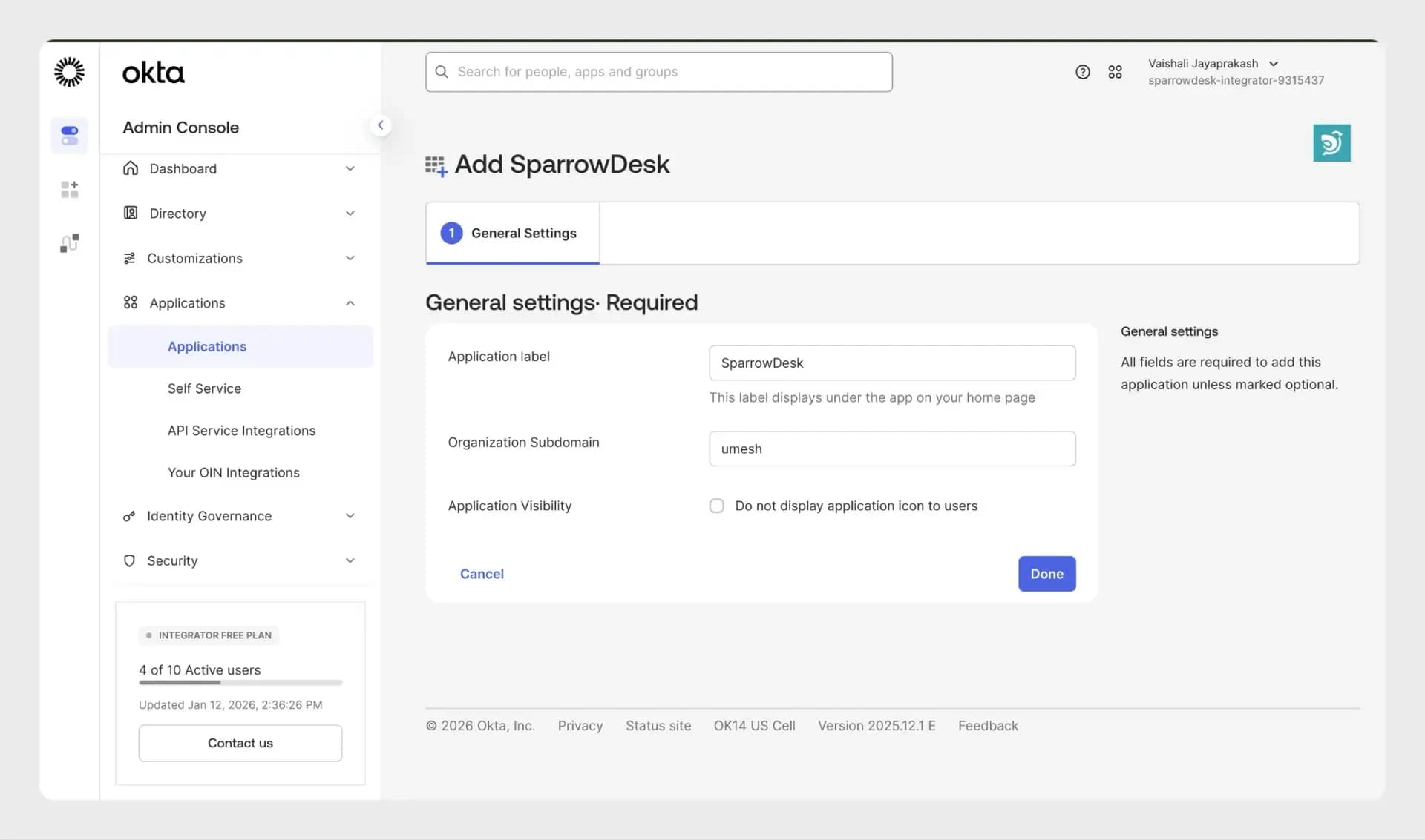 Connect Okta to manage authentication and access