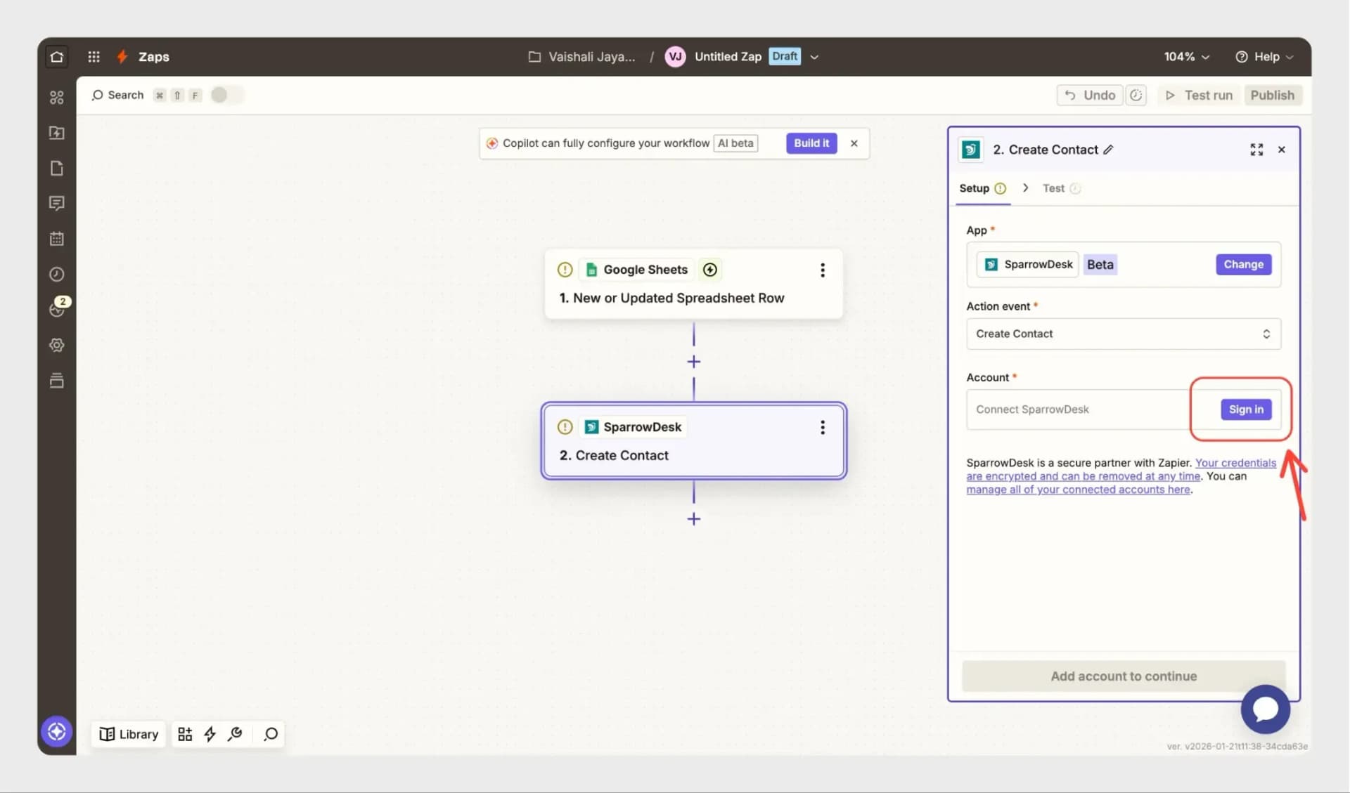 Connect SparrowDesk to thousands of apps via Zapier