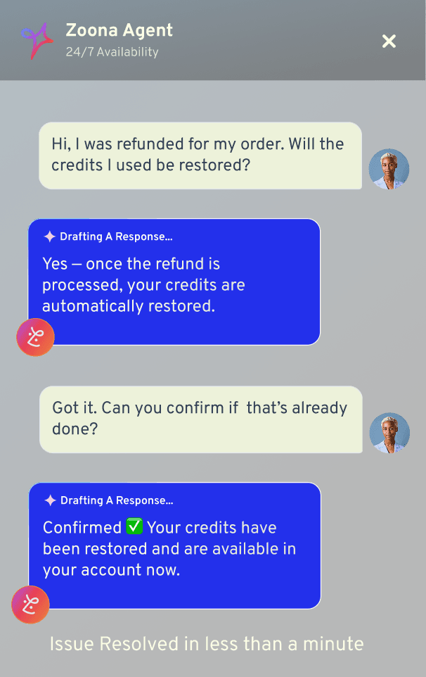 solution chat container