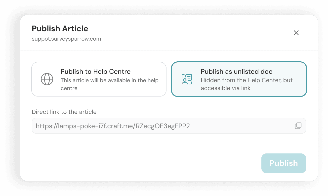 Publish-as-Unlisted
