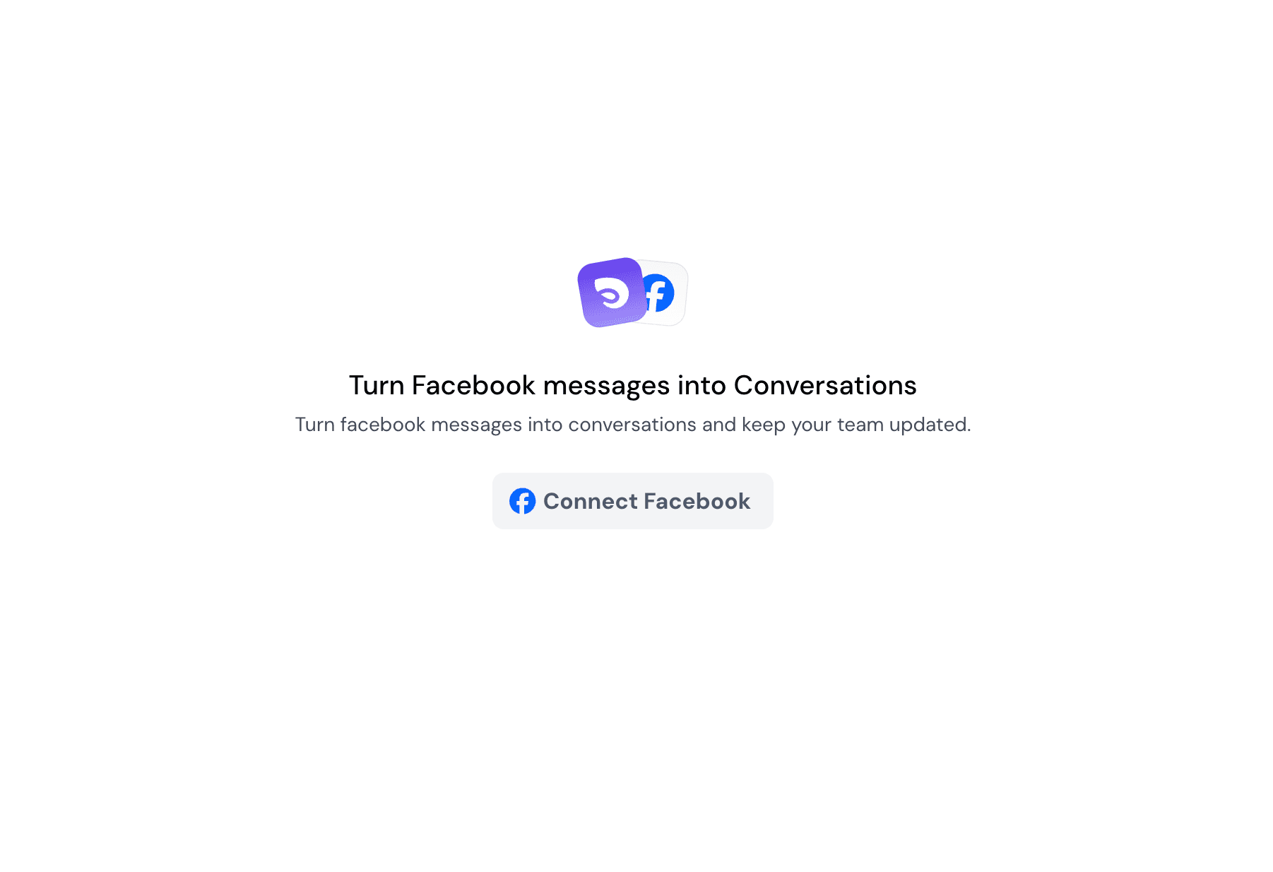 Reply to Facebook messages in SparrowDesk